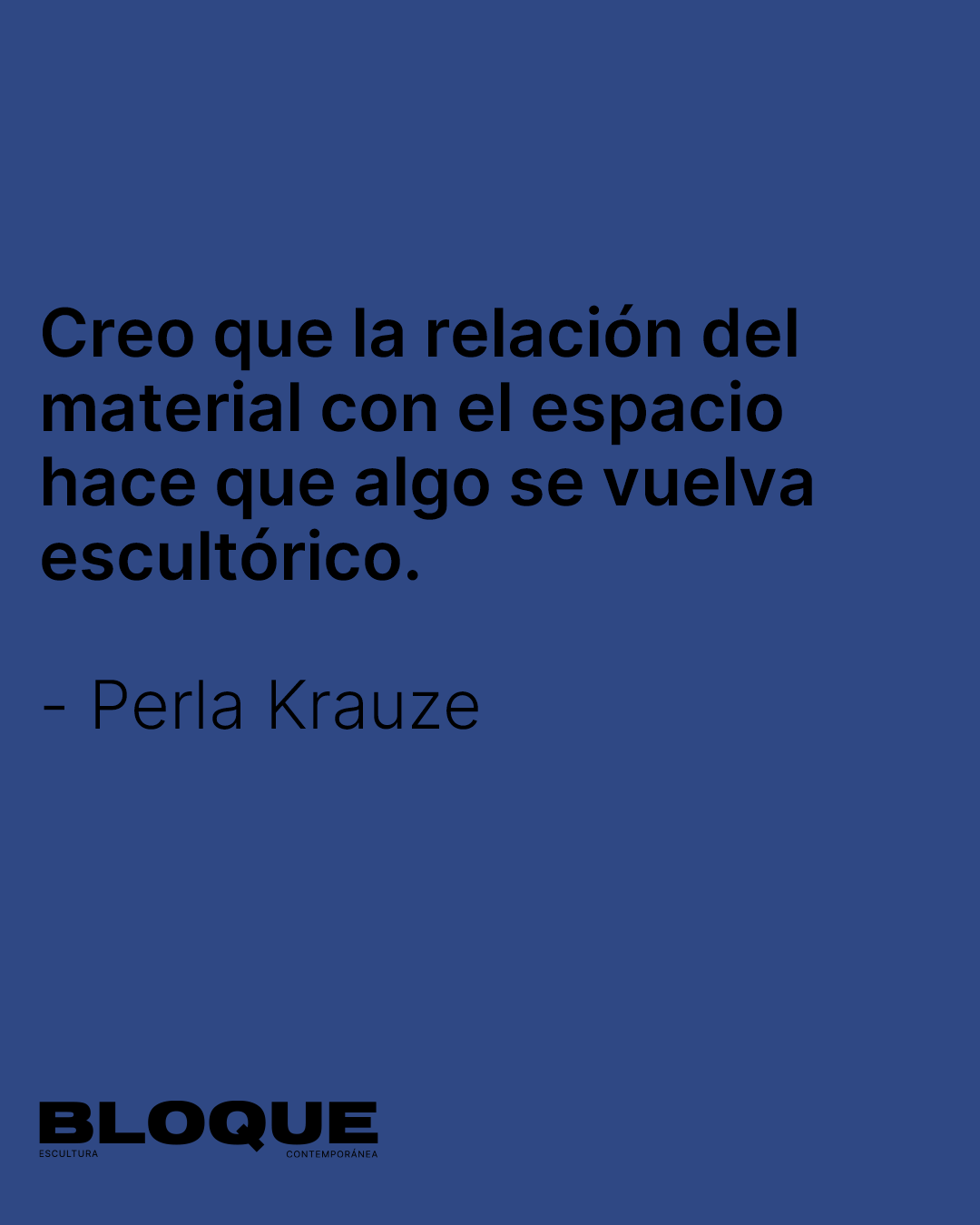 Perla Krauze en BLOQUE — NUM 04