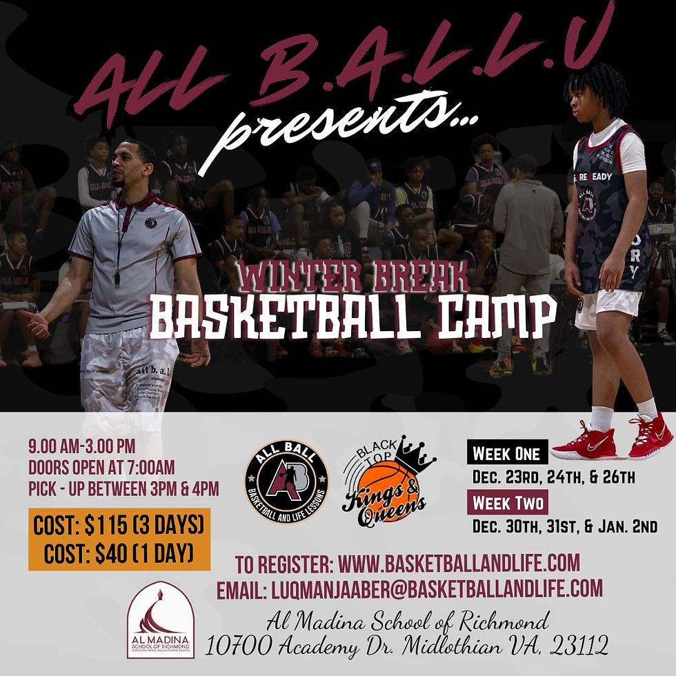 Winter Break Basketball Camp 2024