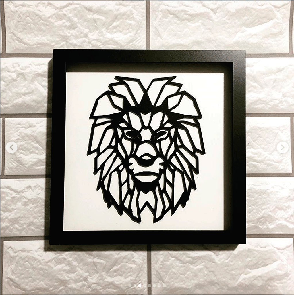 CUADRO POLYGONAL LION