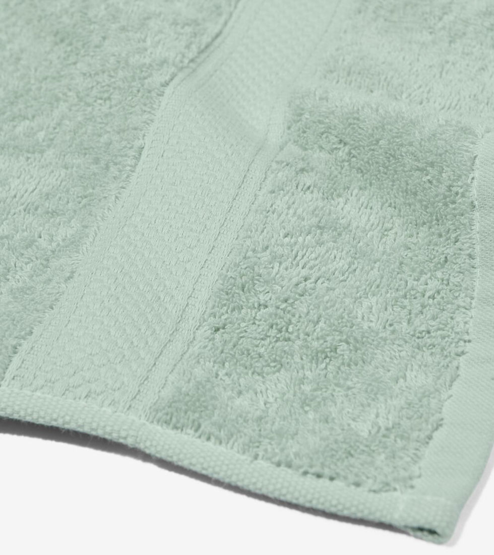 Miniature : Serviette de main/visage initiales fleuries