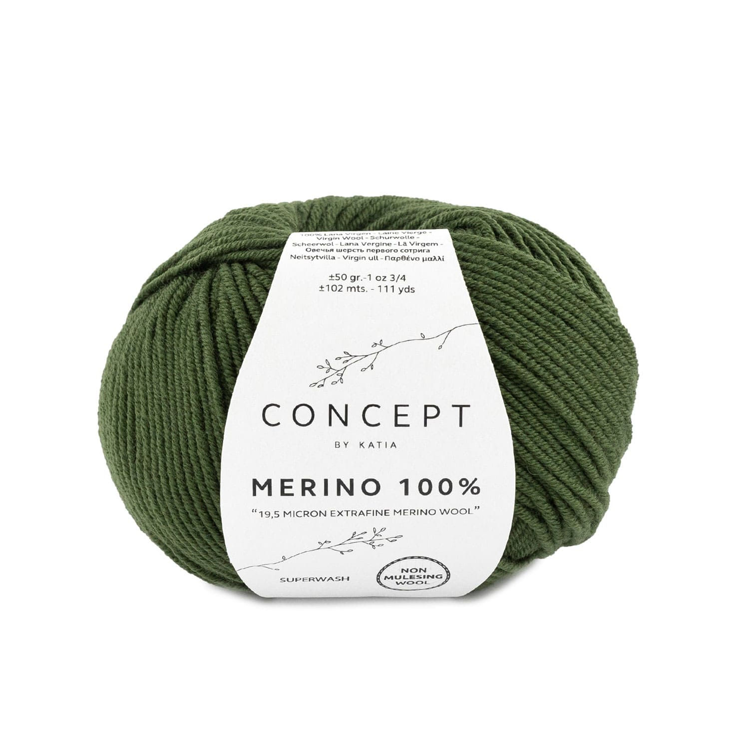 Katia Merino 100% -23 - Dunkelgrün