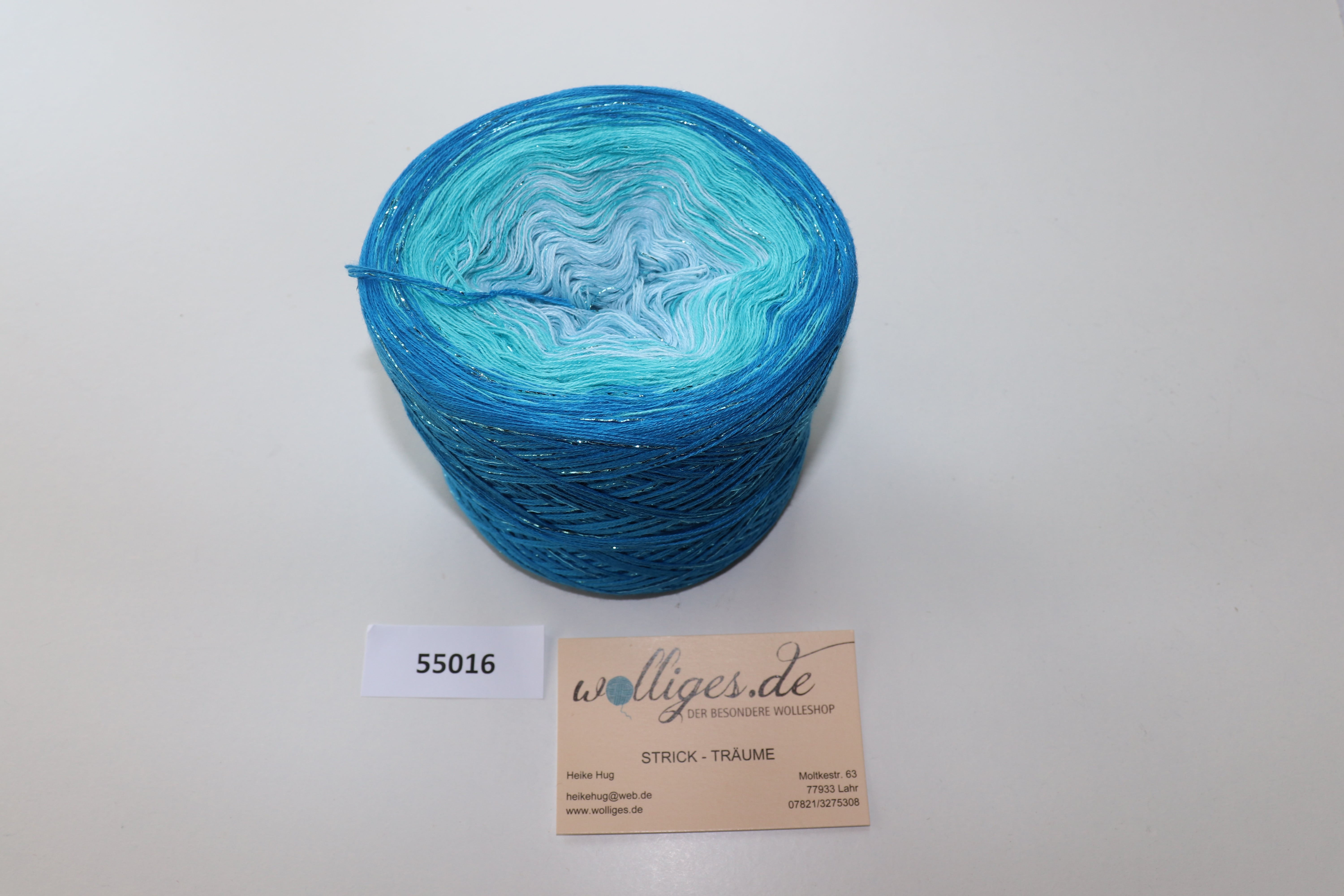 libelle/riviera/seablue + Türkis-Lurex