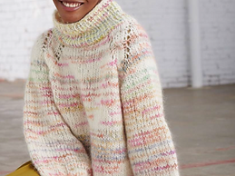Selbstgestrickter Pulli aus Soho Alpaca