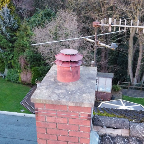 Survey of residential roof and chimney condition