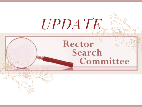 Search Committee Update​