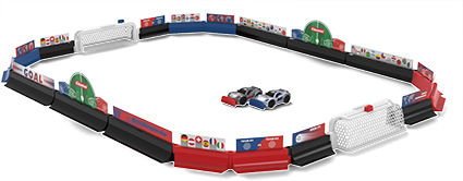 Miniaturbild: Aufgebautes Set mit 2 Autos.