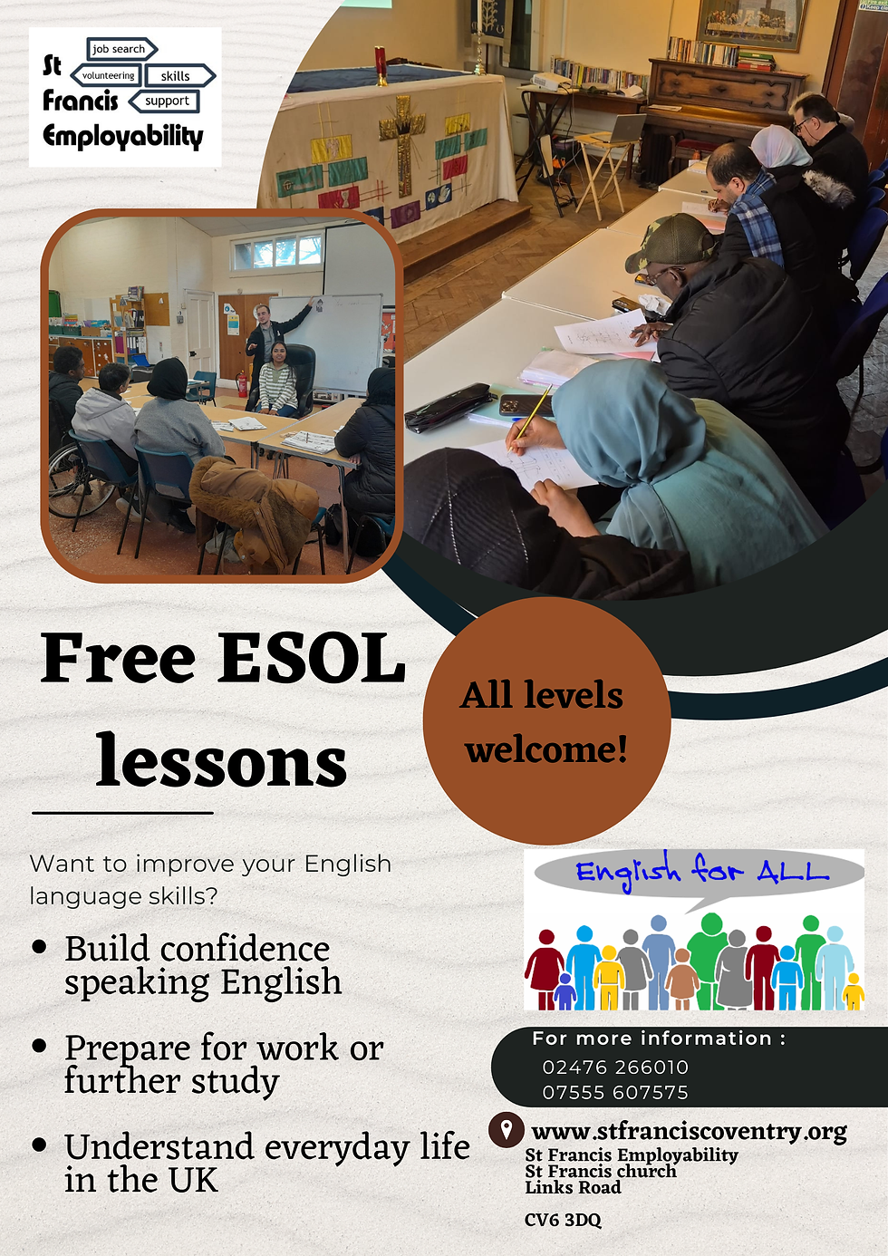 Build your English skills with St Francis Employability! 📚