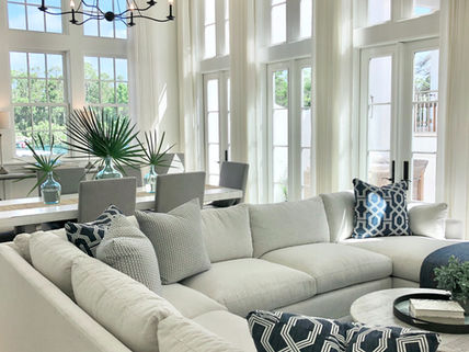 Coastal Living Room Design
