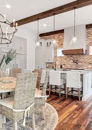 Rustic Coastal Dining Room Design