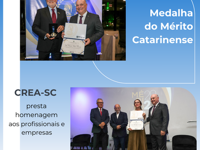 CREA-SC Presta Homenagens à profissionais catarinenses