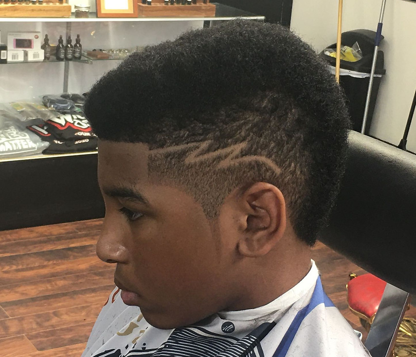 Children’s Haircuts service description emphasizing gentle, patient care with sensory-friendly options for kids, including those with special needs.