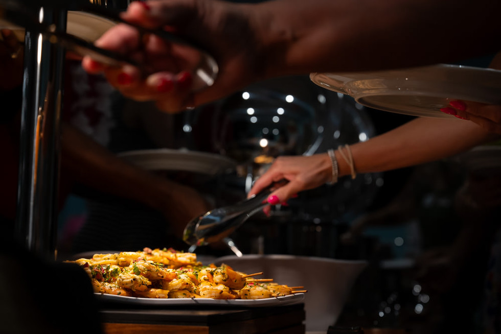 highlight of the shrimp from the buffet