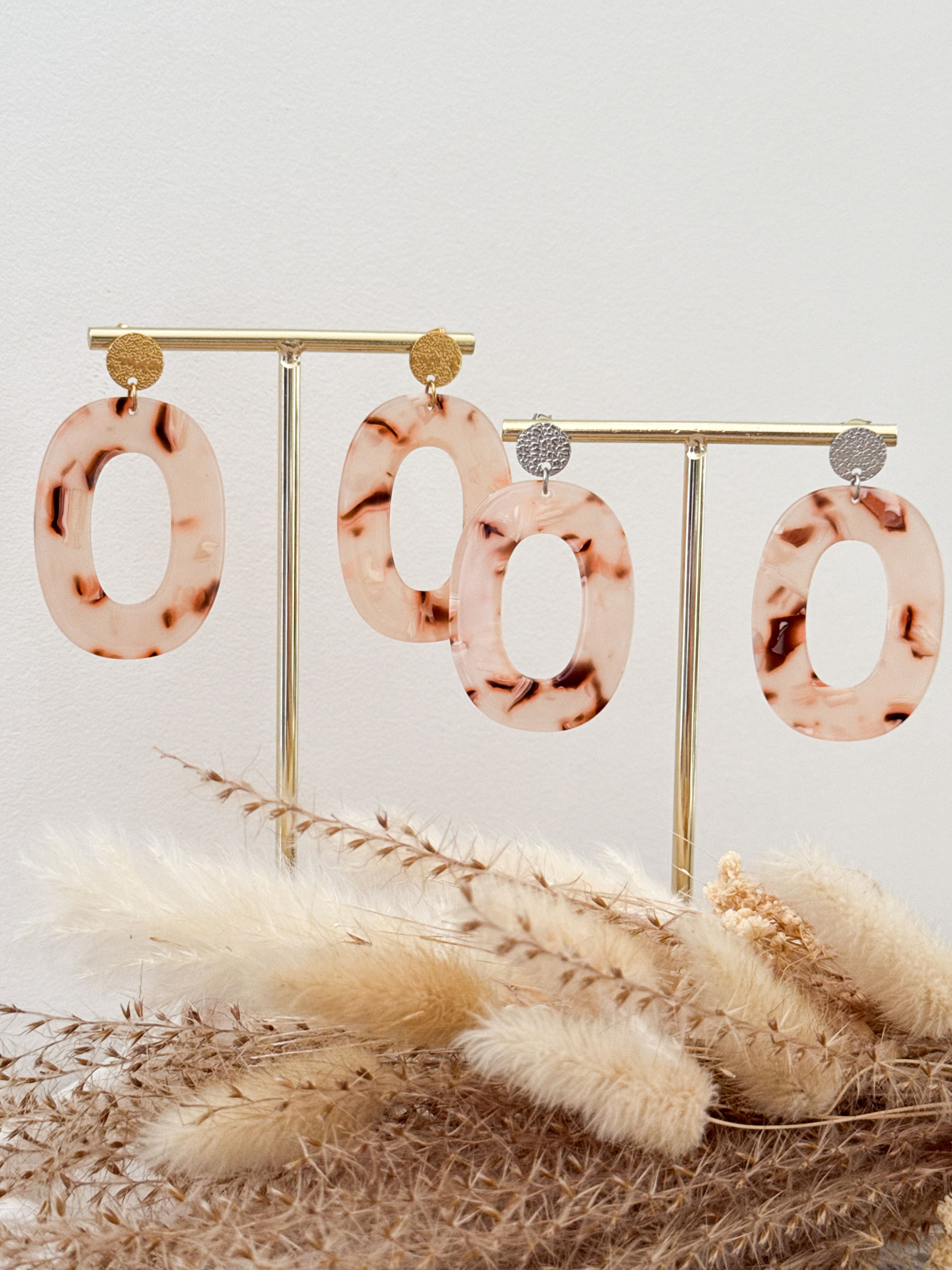 Boucles Charlotte rose