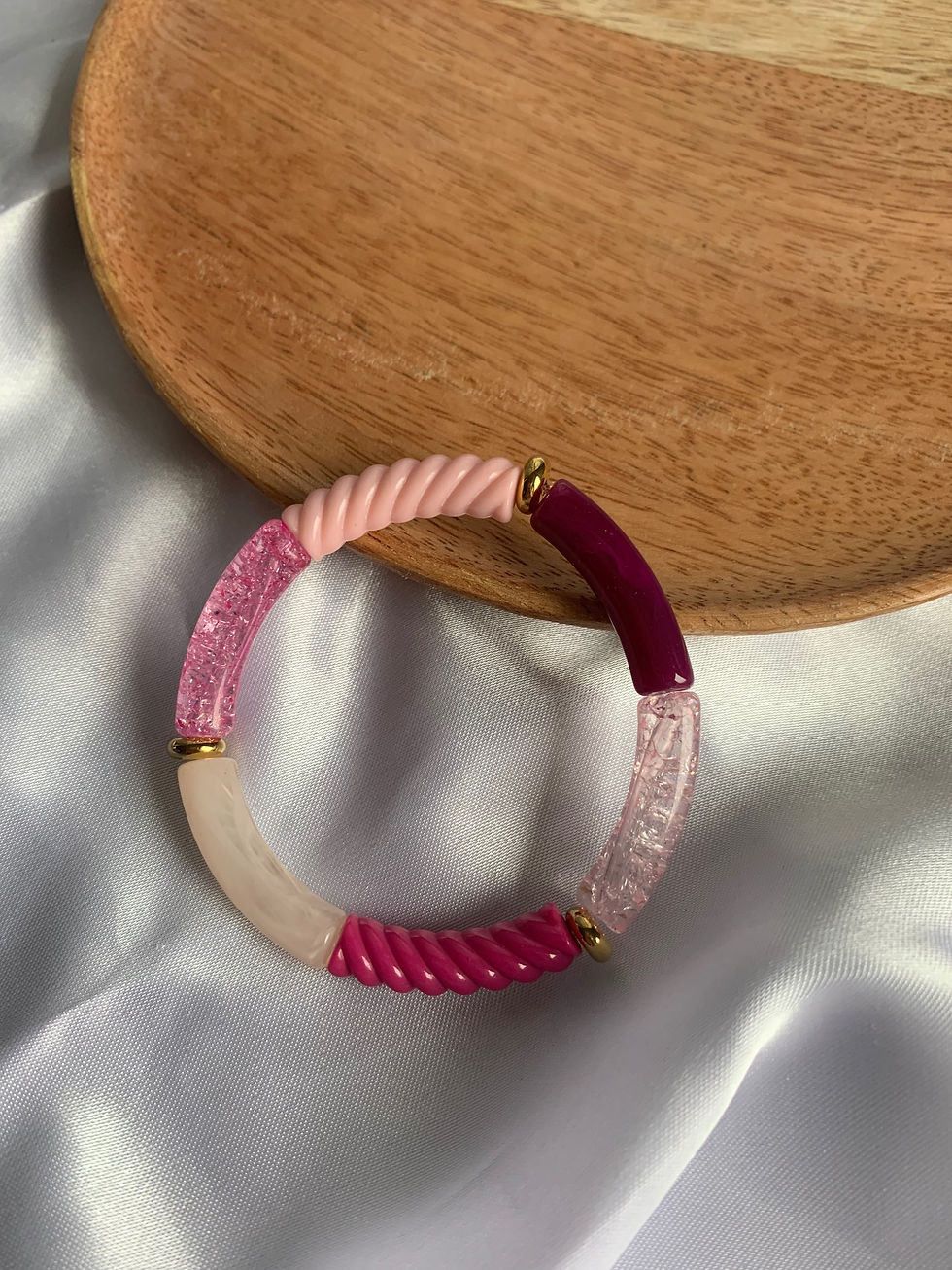Miniature : Bracelets Adeline tons rose