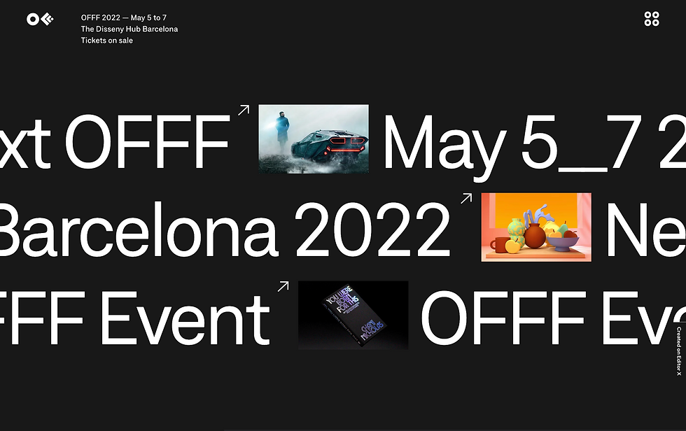 How to create moving titles on hover