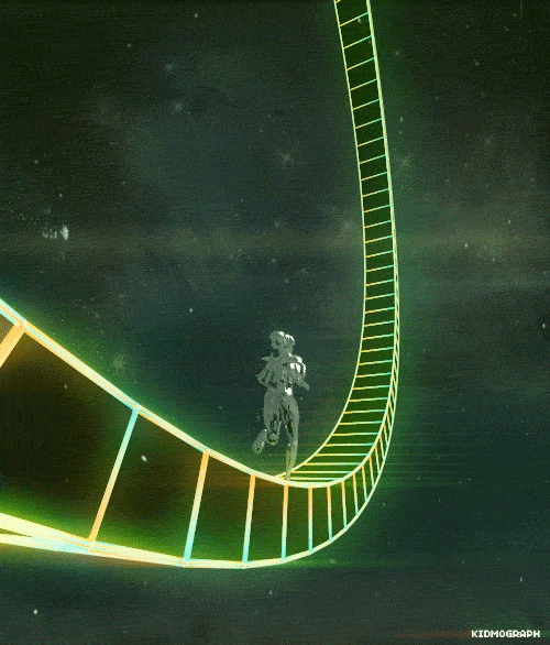 Glitched Man Running 1