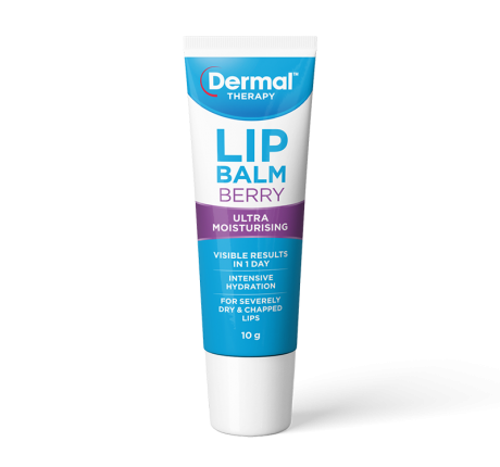 縮圖：Dermal Therapy Lip Balm Berry 修復死皮及乾裂滋潤保濕潤唇膏(雜莓味) 10g