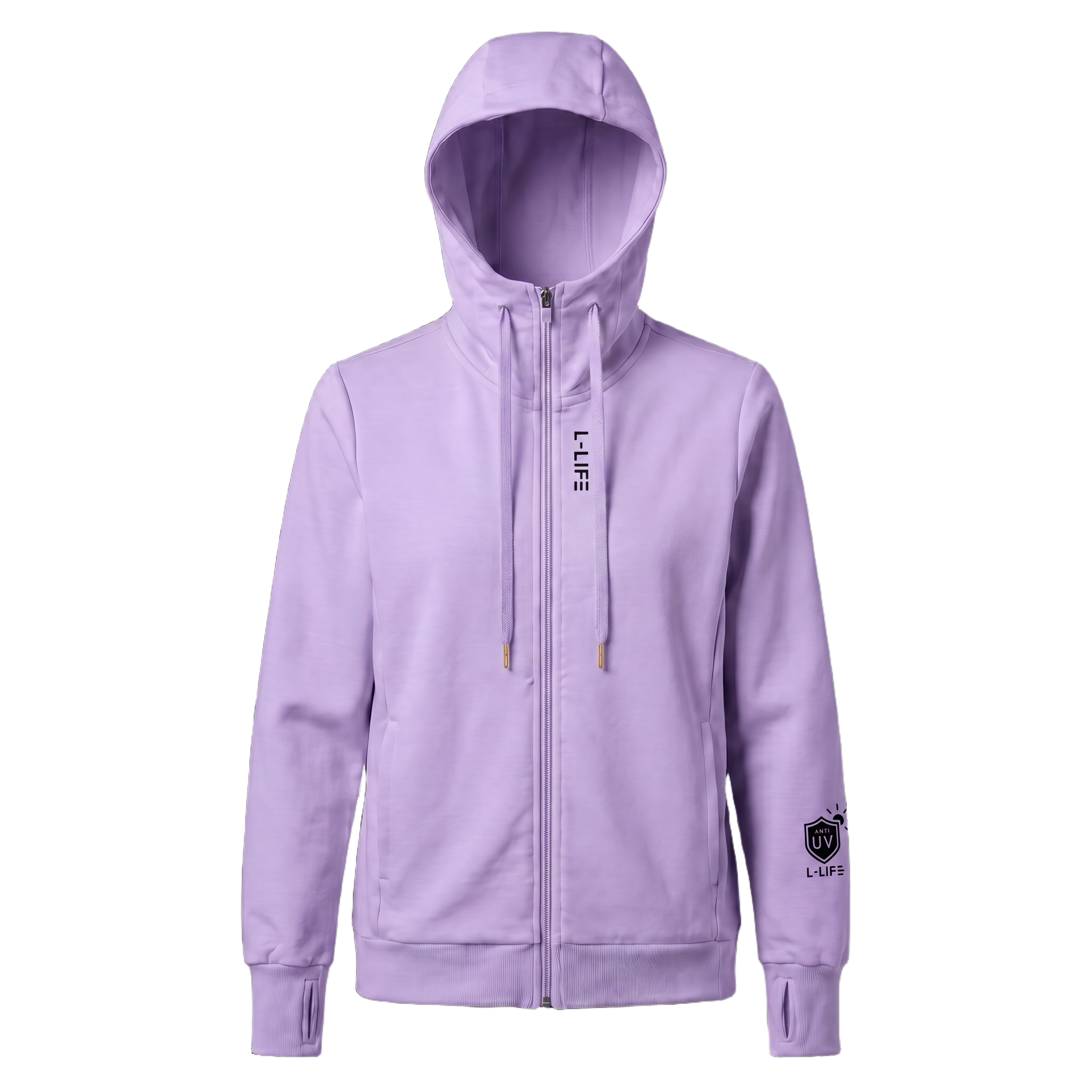 Áo khoác chống nắng 99% vải Cotton L-Life - Tím Nhạt