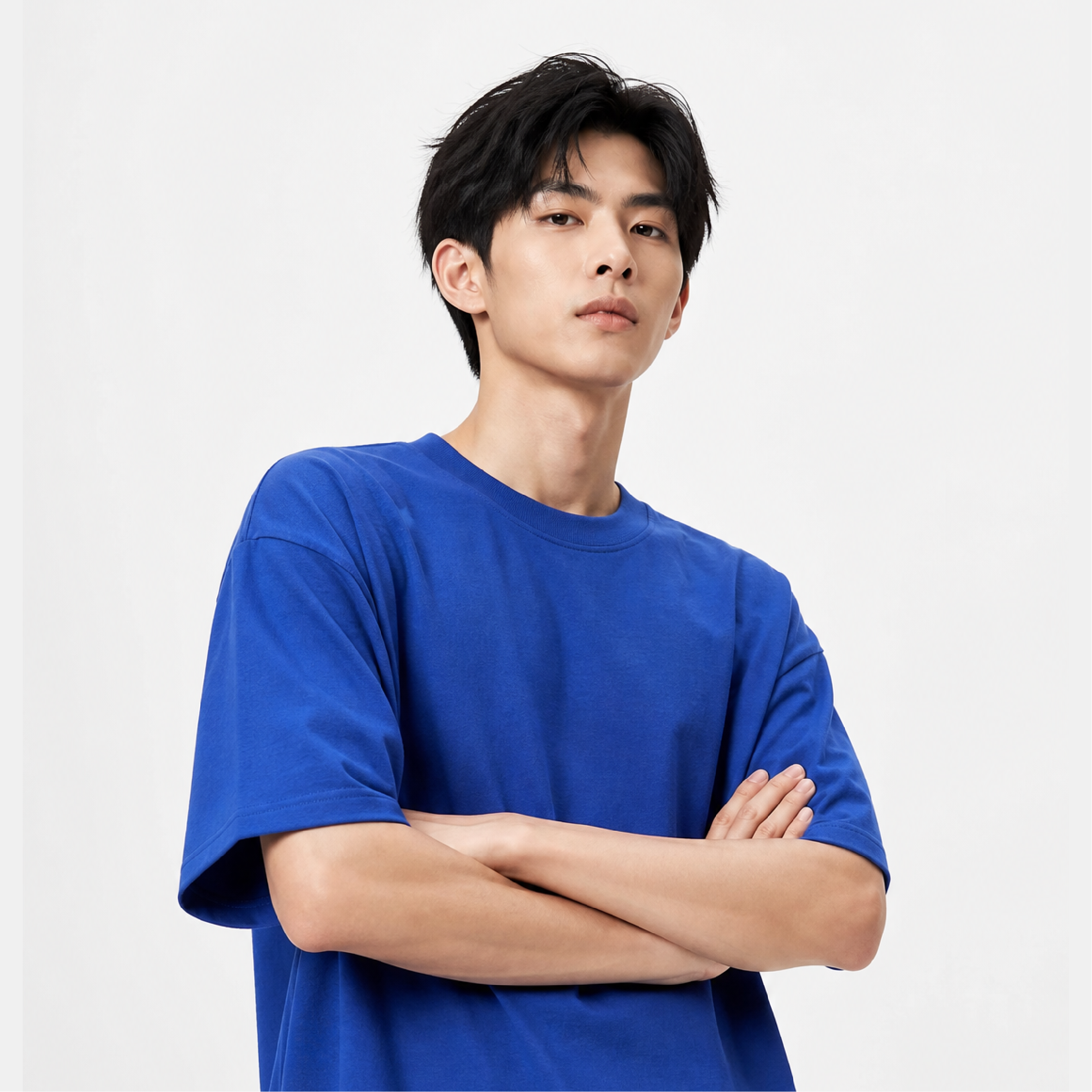 Áo Thun Oversize Unisex L-LIFE ONE - Xanh Biển Đậm