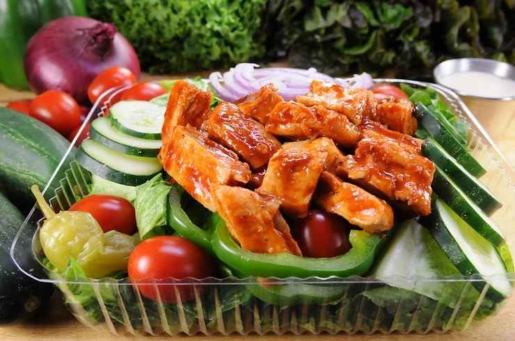 Cluck U menu - Chicken In South Orange - Buffalo Chicken Salad.JPG