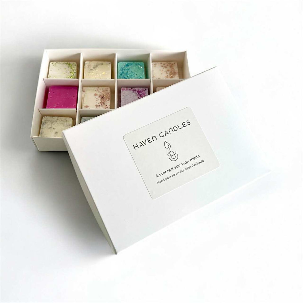 Sparkling Scented Soy Wax Melt Box.