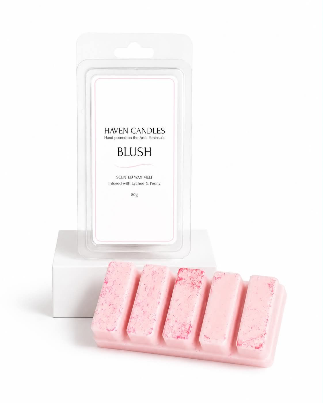 Blush scented wax melt bars