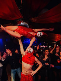 Circus, acrobaat, clown, artiest