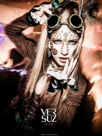 Steampunk, fantasie, metaal, goud, zwart, thema