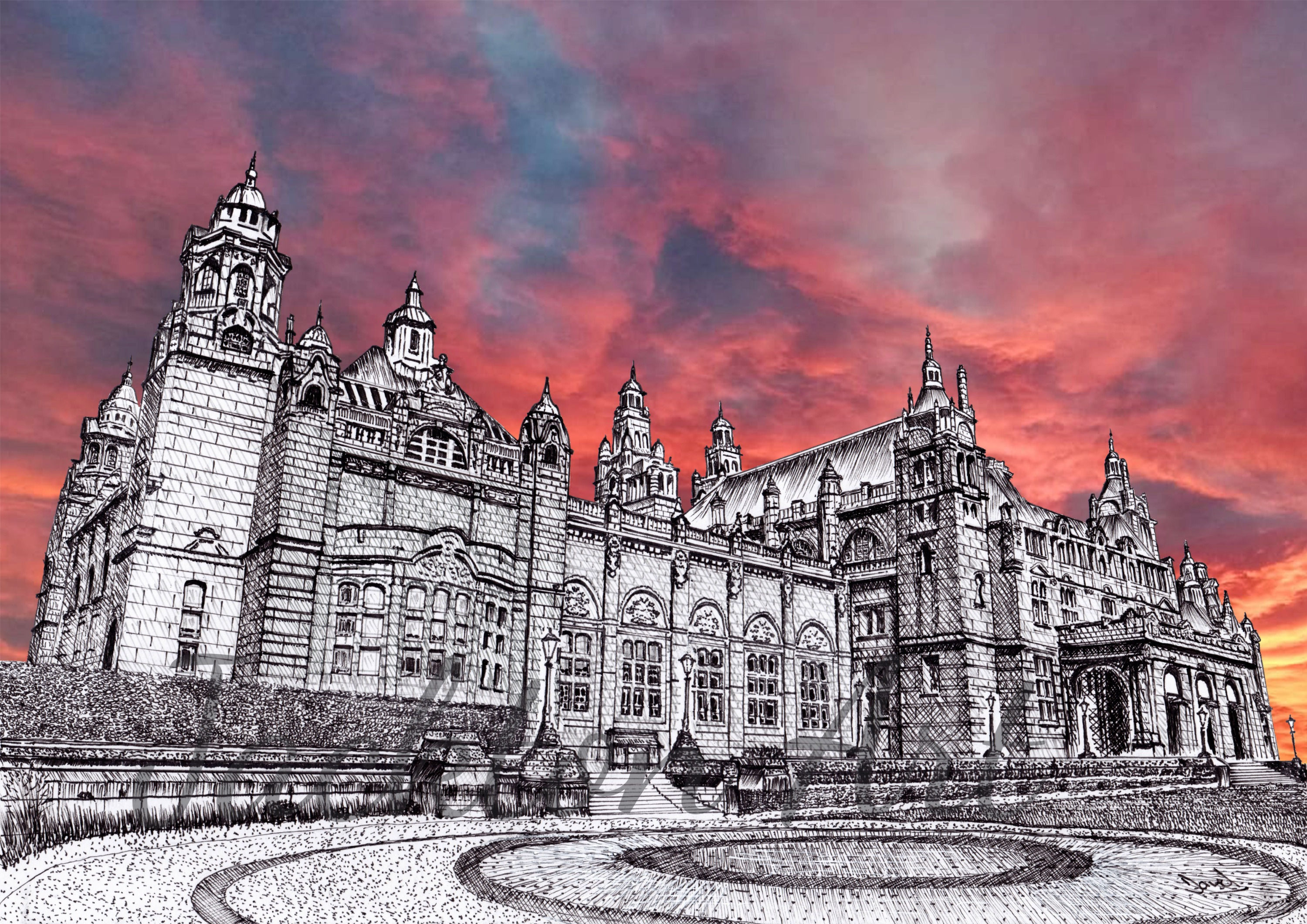 Kelvingrove Art Gallery & Museum Print, Glasgow