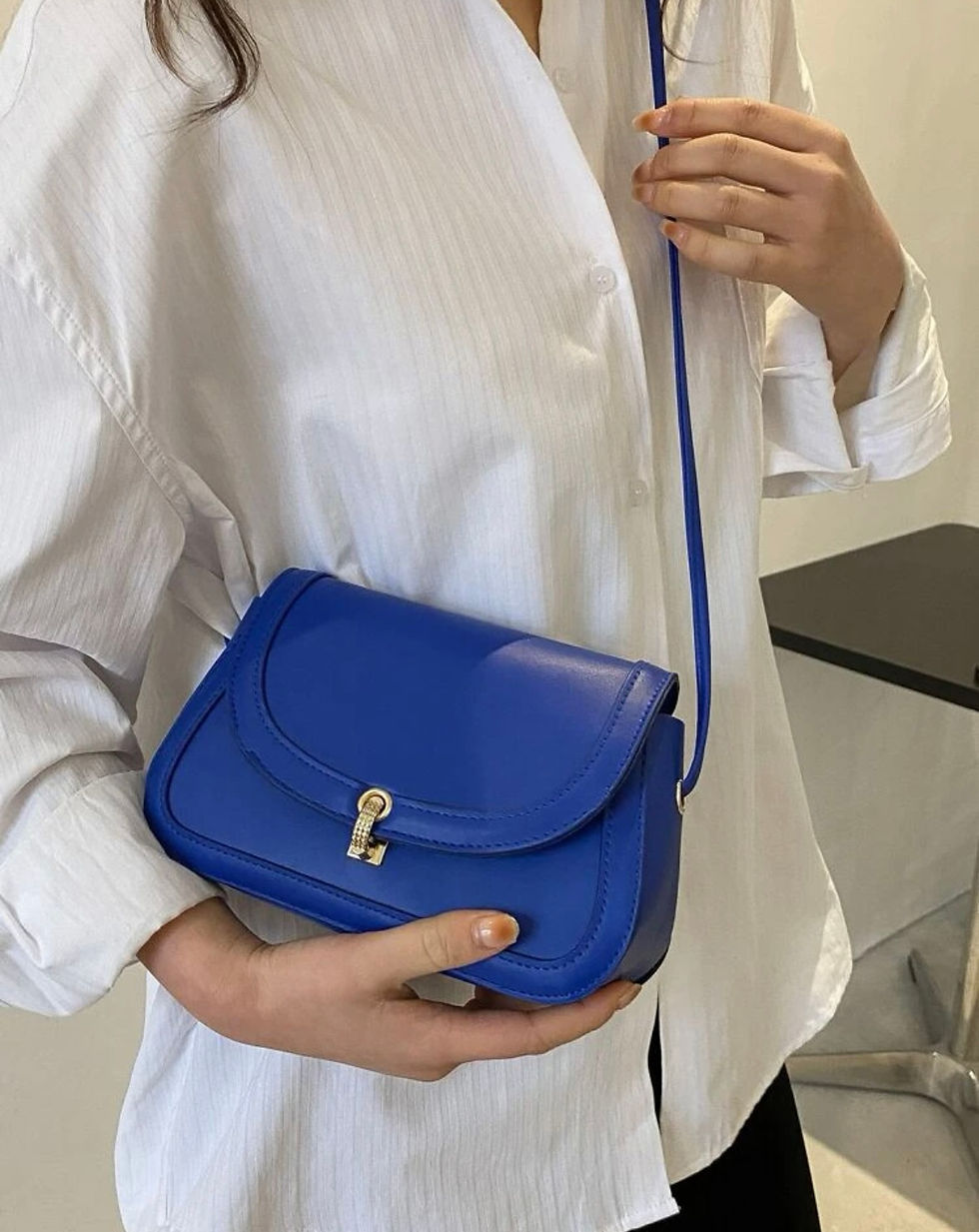 الصورة المصغرة: حقيبه جنب زهري