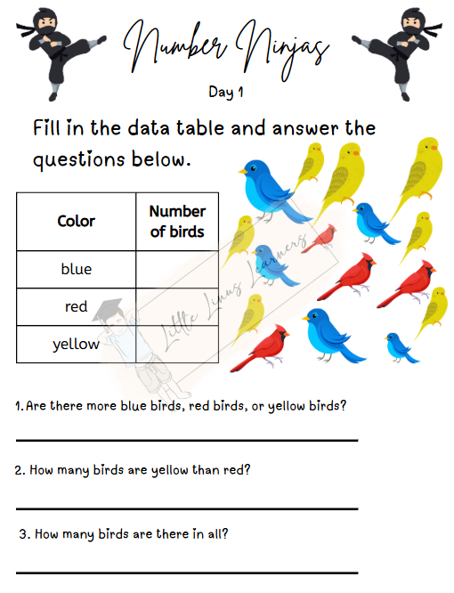 Thumbnail: 2nd Grade Number Ninjas (1st 3 Weeks)