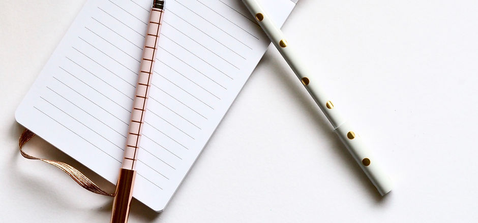 Two Pens on Notebook