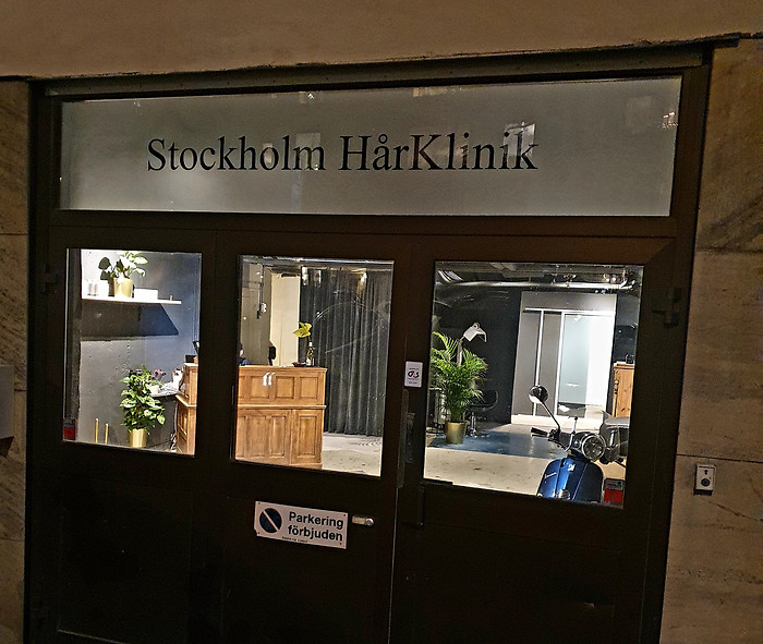 Stochkolm Hårklinik entre