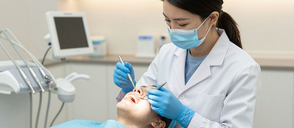 Restorative dental care patient consultation