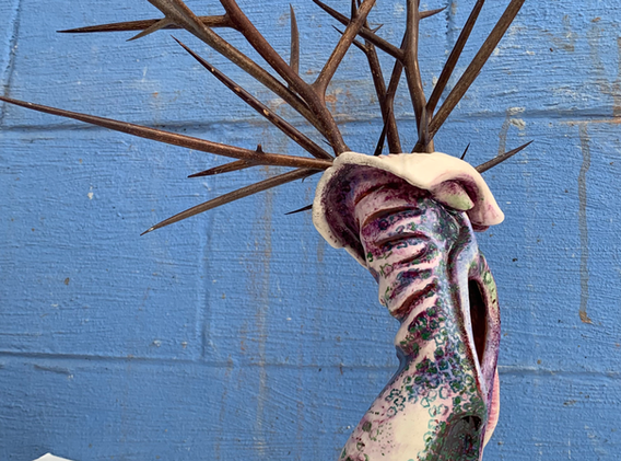 VESSEL WITH HONEY LOCUST   2