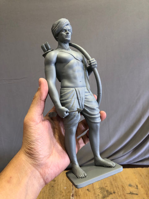 3d printed gifting statue