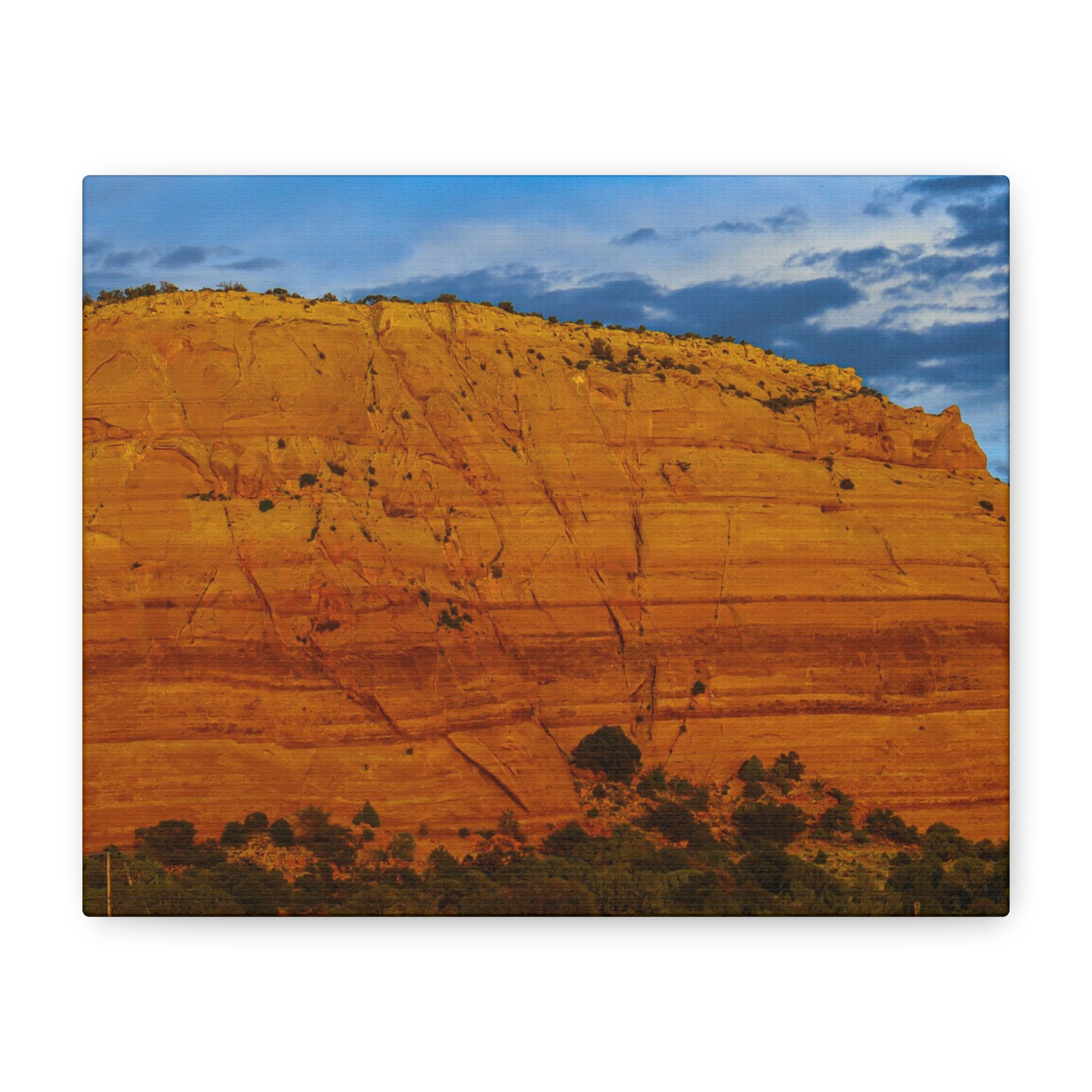 Golden Hills of Utah – Vibrant Earth & Cool Sky
