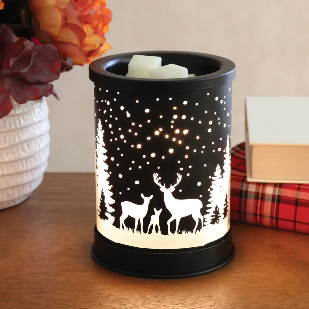 Stag & Deer Silhouette Electric Burner