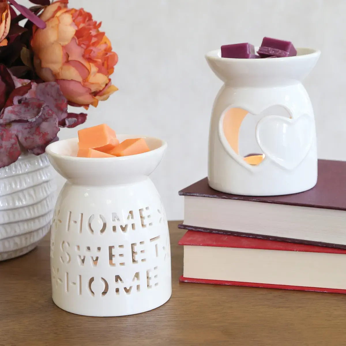 Two Heart Tea Light Burner