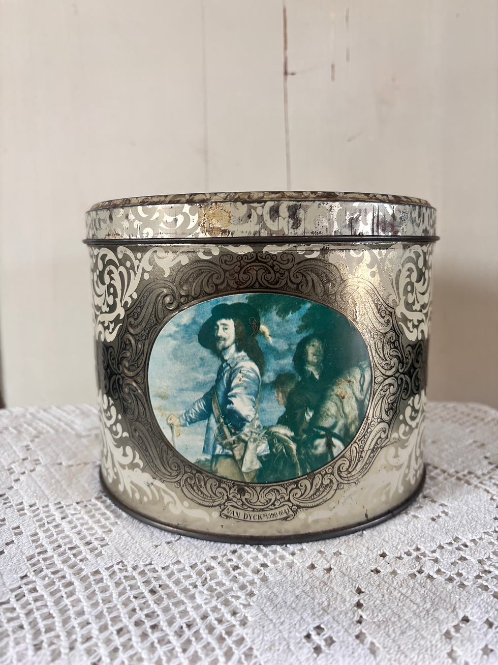 Thumbnail: Rond brocante blik