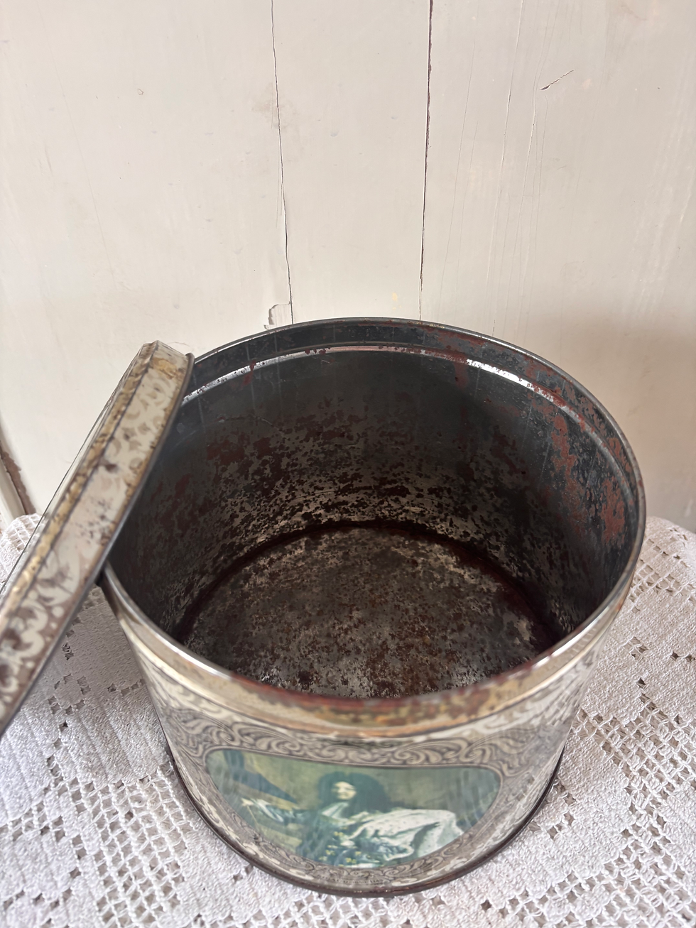 Thumbnail: Rond brocante blik