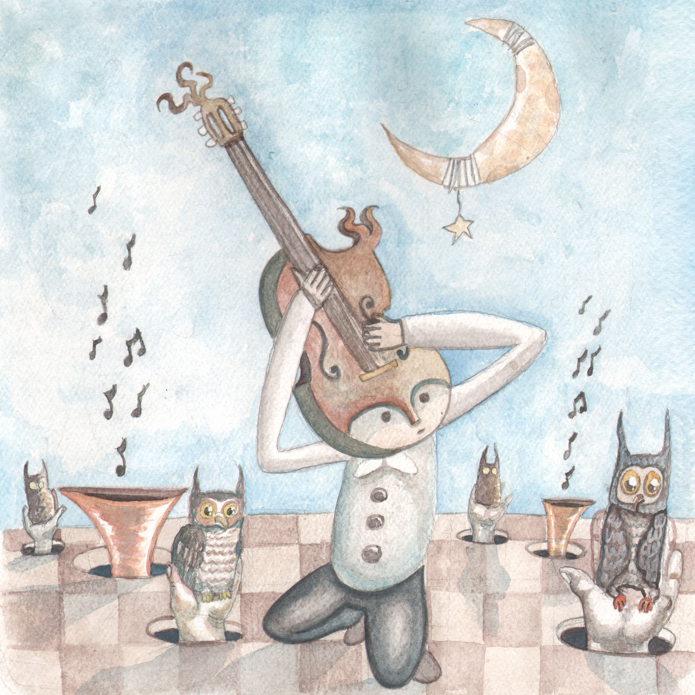 Scoring a Requiem In B Minor / Signed Print