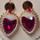 Miniature : Boucles d'oreilles Cœurs 