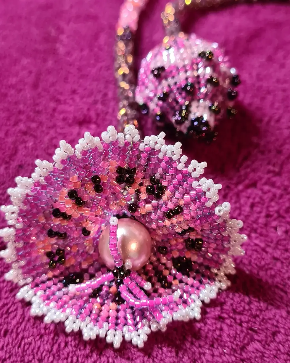 Miniature : Collier bouton de fleur