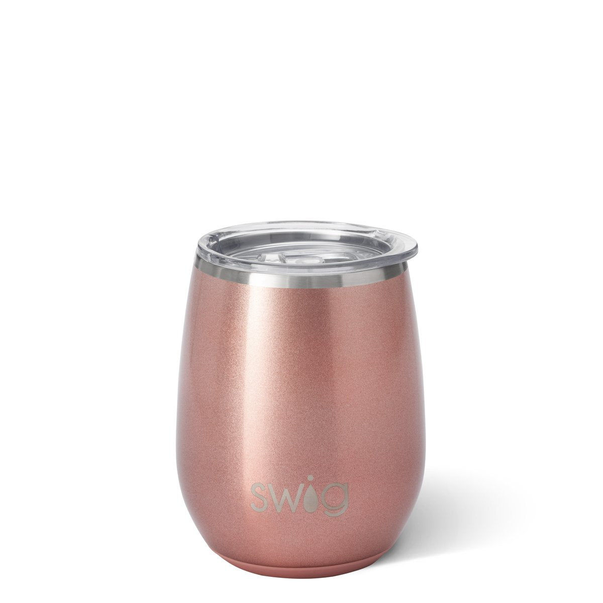 Rose Gold Stemless Wine Cup 14oz
