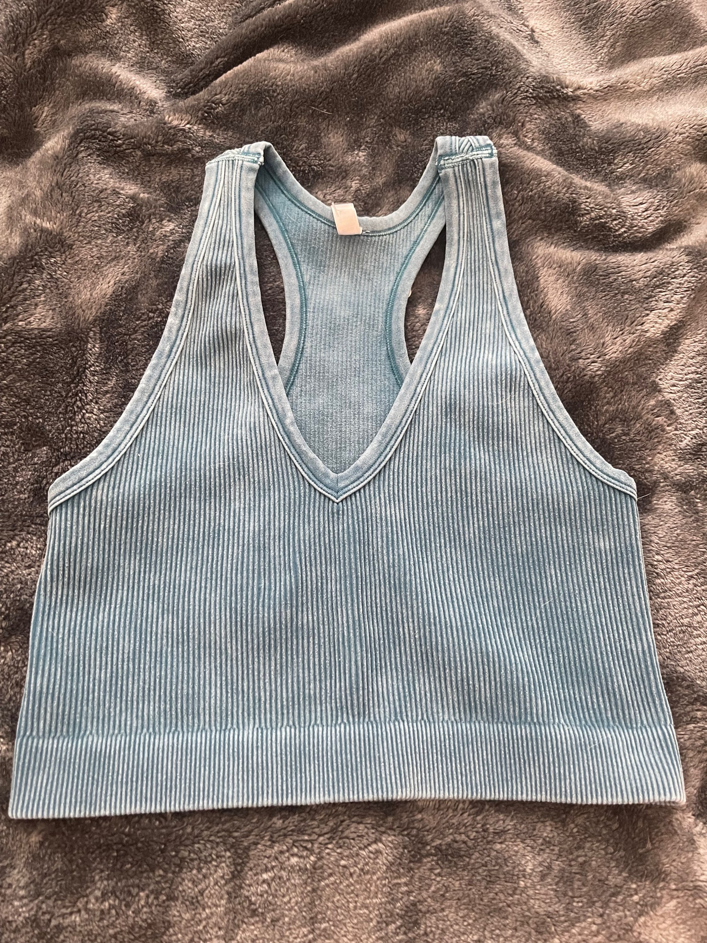 Teal Halter Tank