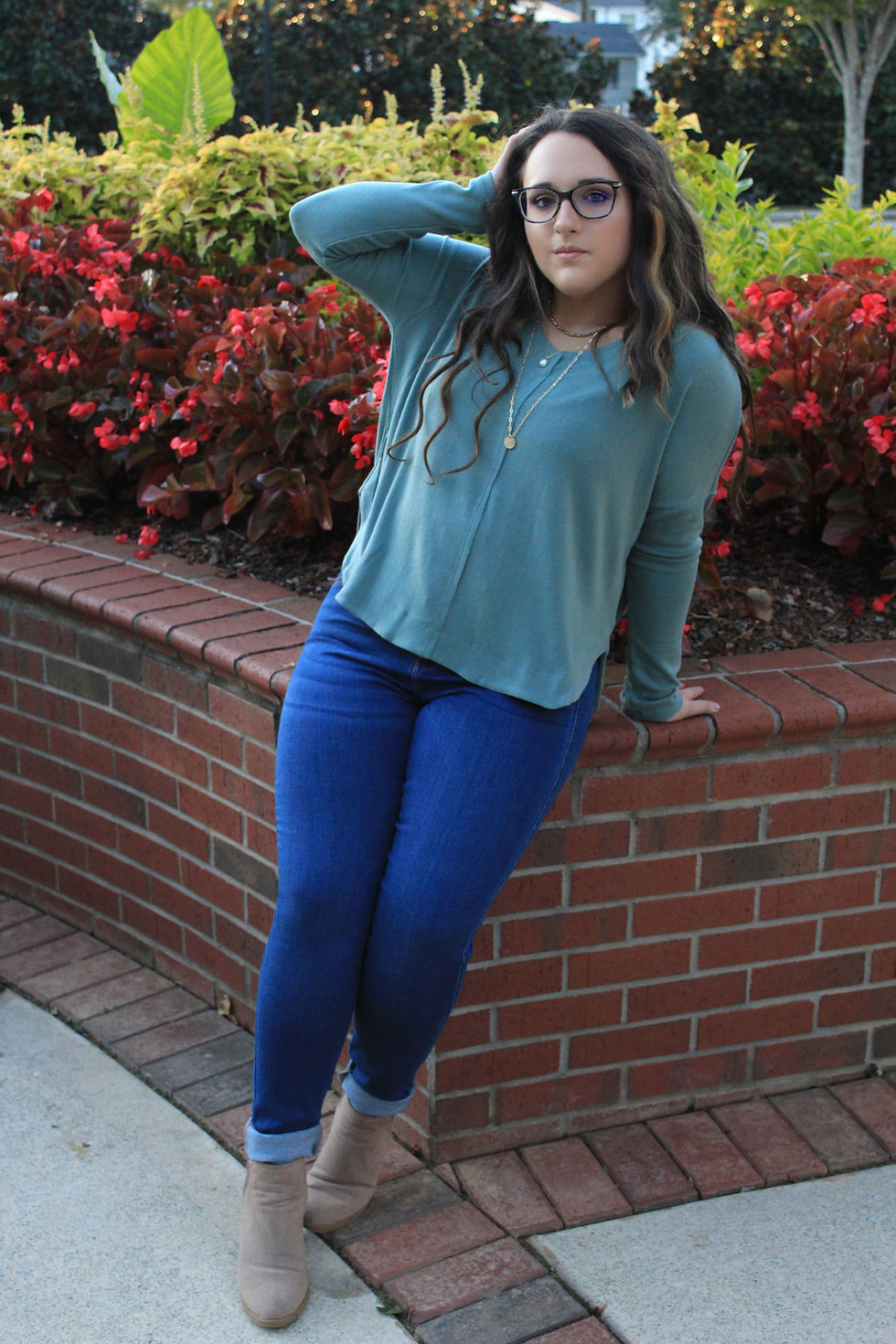 Thumbnail: Slate Green Oversized Long Sleeve