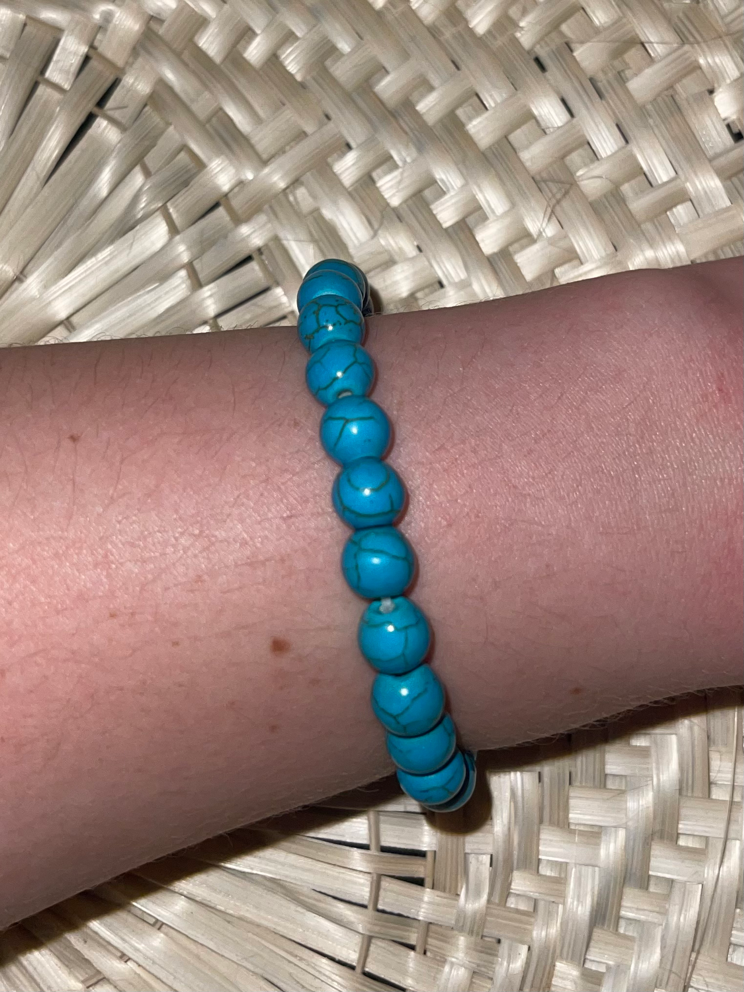 Turquoise Bead Bracelet