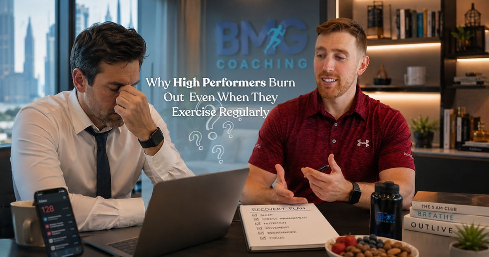Why High Performers Burn Out Even When They Exercise Regularly - Barry McGinley MSc