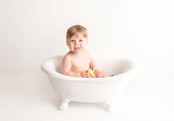 cake smash photographer Raleigh NC